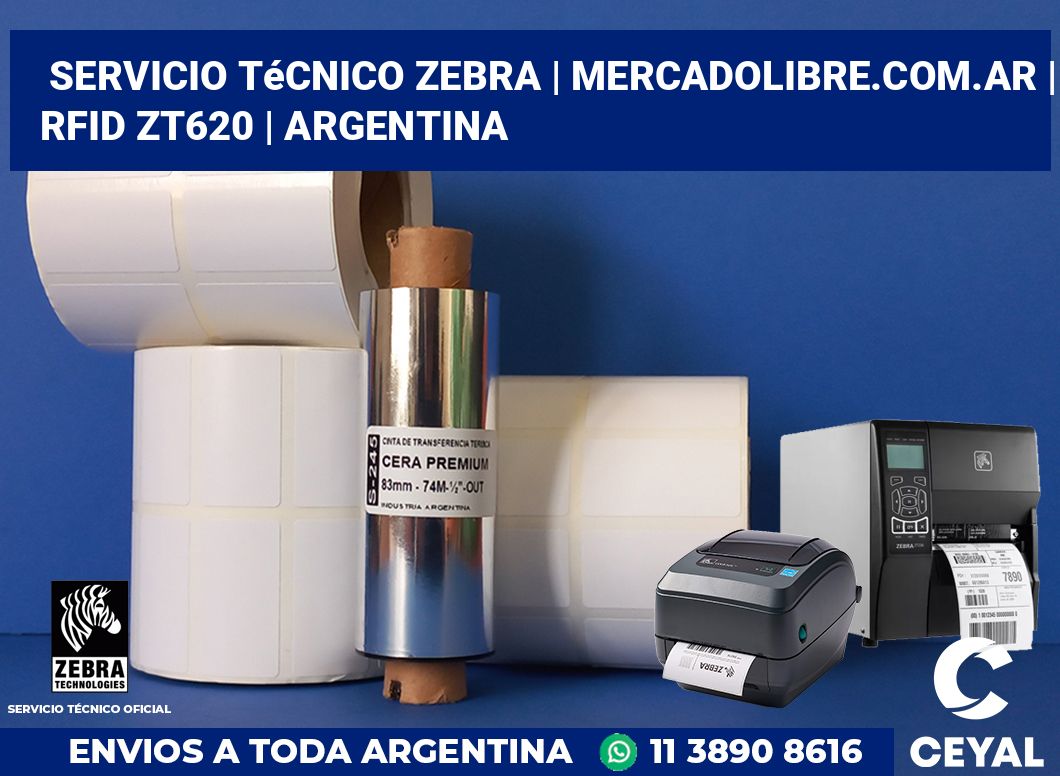 Servicio Técnico Zebra | MercadoLibre.com.ar | RFID ZT620 | Argentina
