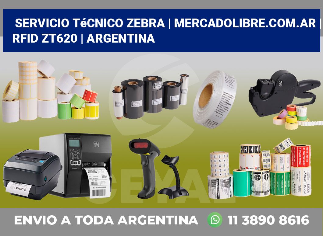 Servicio Técnico Zebra | MercadoLibre.com.ar | RFID ZT620 | Argentina