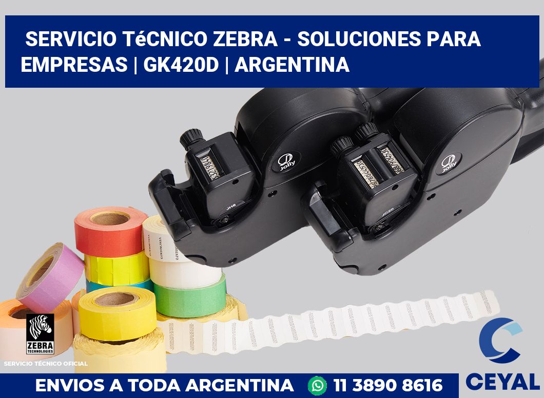 Servicio técnico Zebra - Soluciones para empresas | GK420d | Argentina