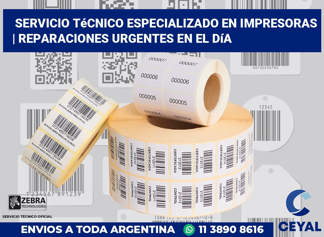 Servicio técnico especializado en impresoras | Reparaciones urgentes en el día