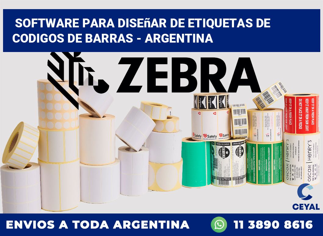Software para diseñar de etiquetas de codigos de barras – Argentina