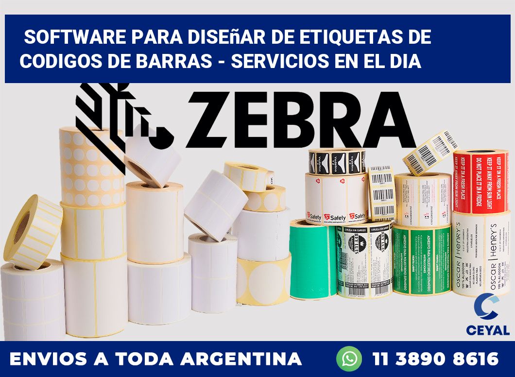 Software para diseñar de etiquetas de codigos de barras – Servicios en el dia