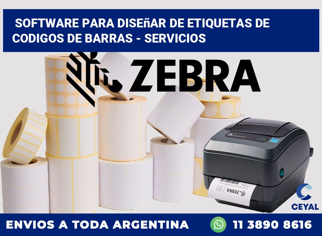 Software para diseñar de etiquetas de codigos de barras – Servicios