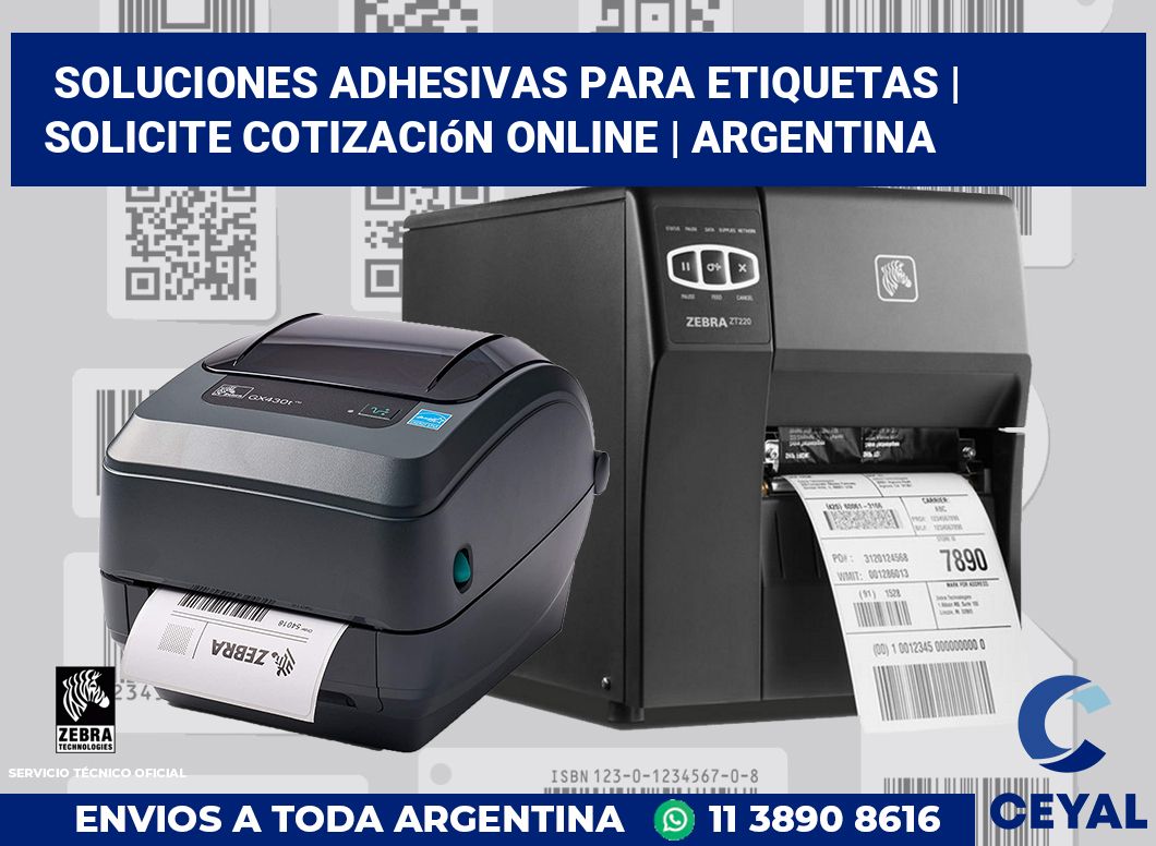 Soluciones adhesivas para etiquetas | Solicite cotización online | Argentina