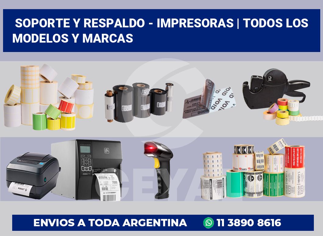 Soporte y respaldo – impresoras | Todos los modelos y marcas