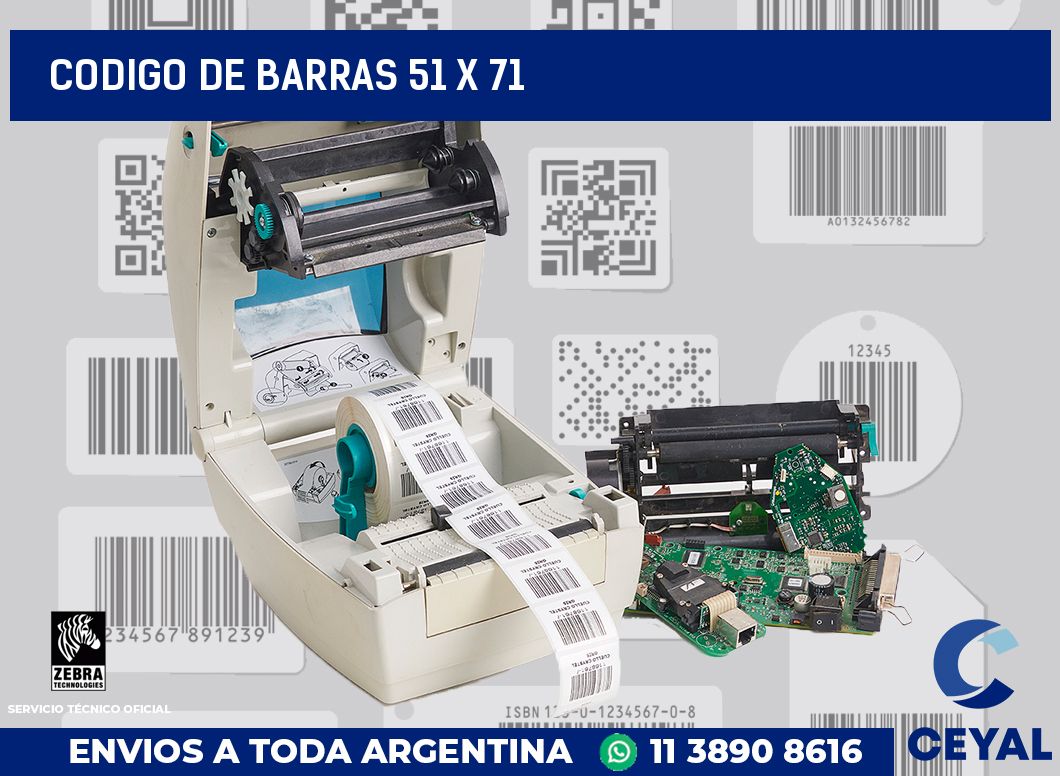 codigo de barras 51 x 71