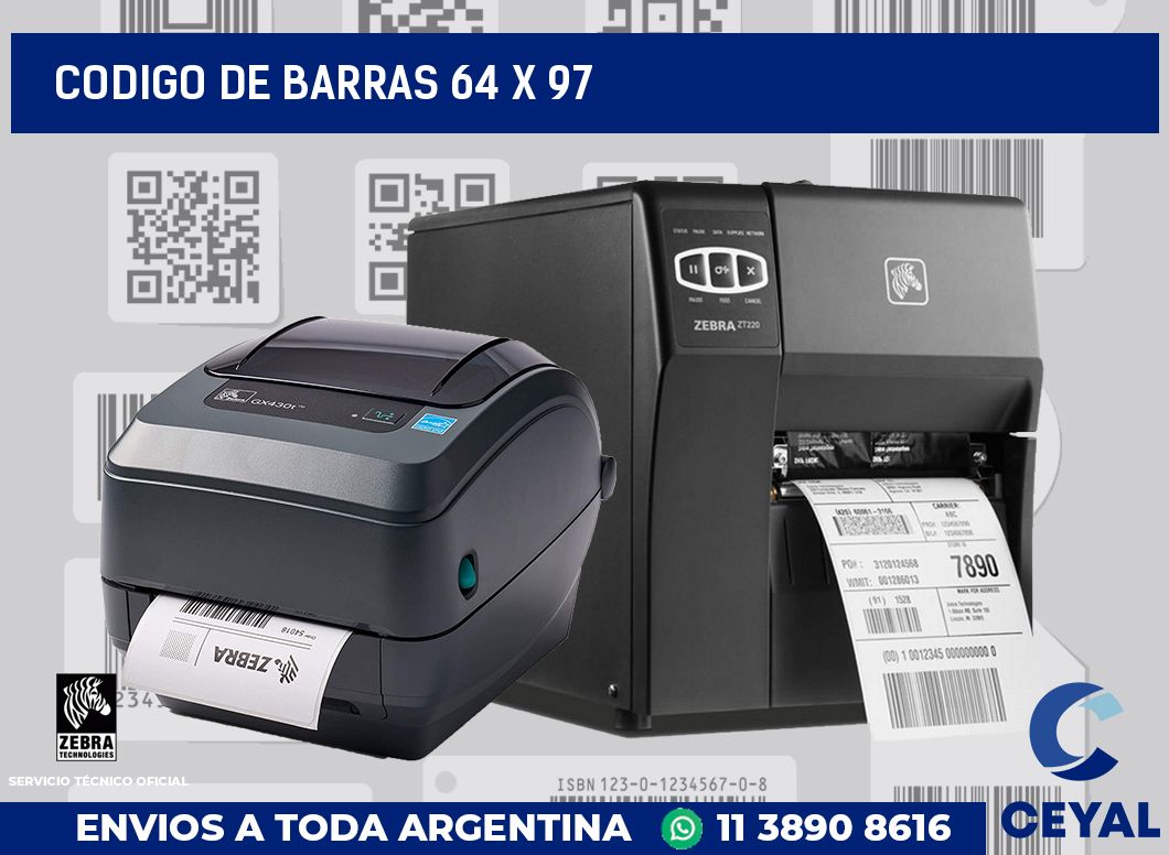 codigo de barras 64 x 97