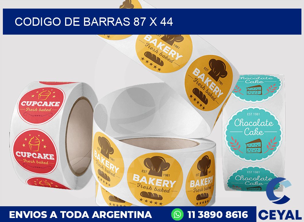 codigo de barras 87 x 44