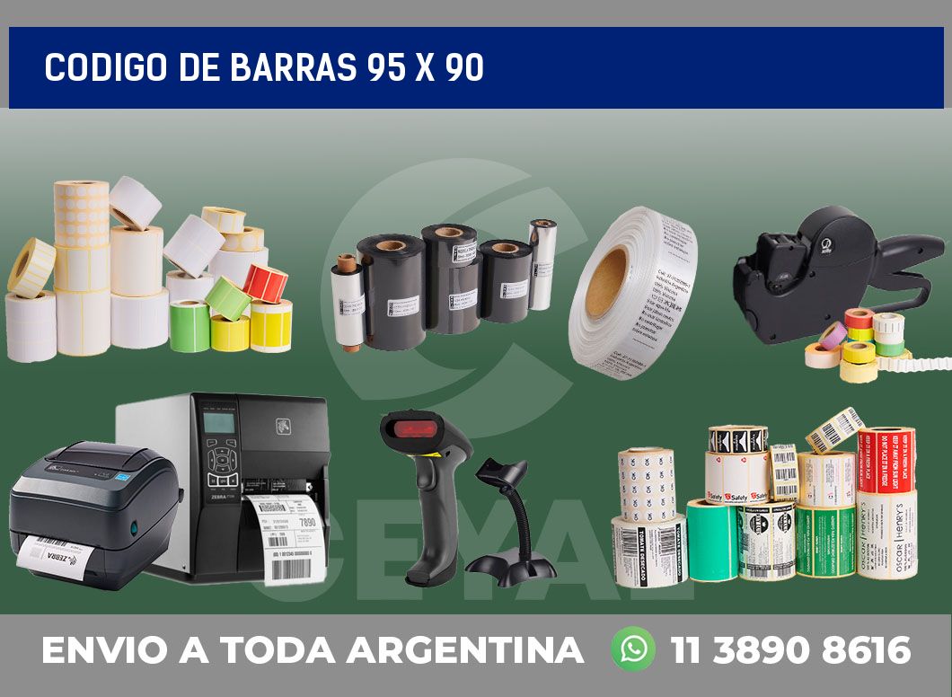 codigo de barras 95 x 90