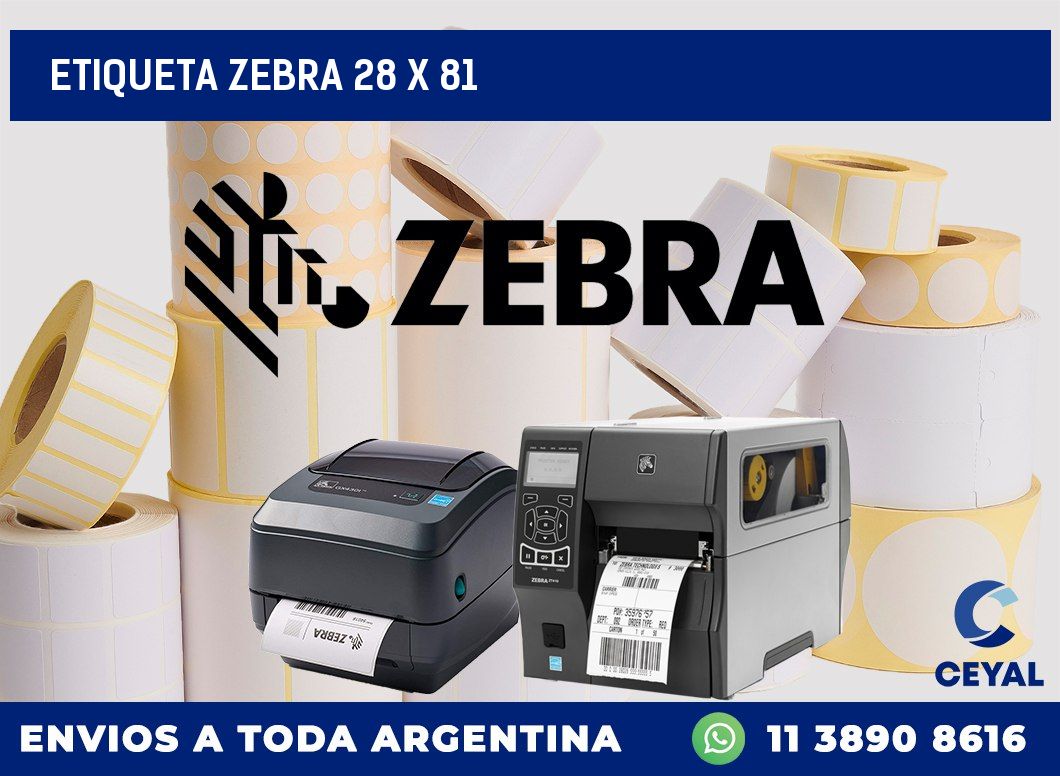 etiqueta zebra 28 x 81