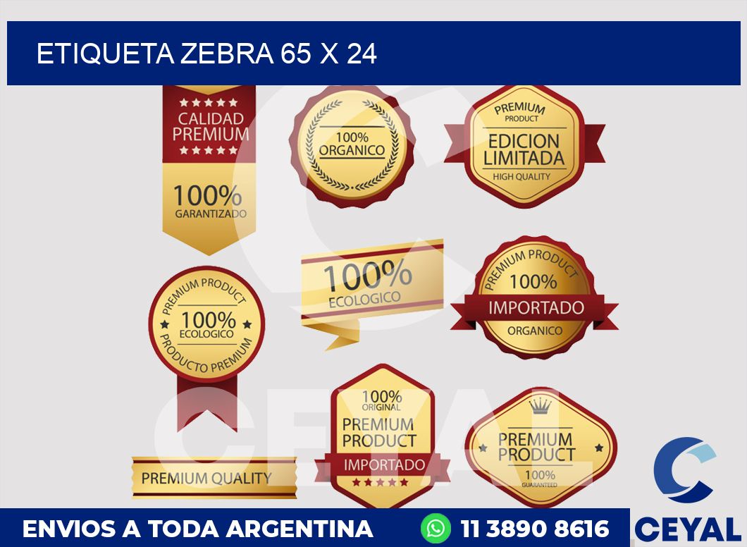 etiqueta zebra 65 x 24
