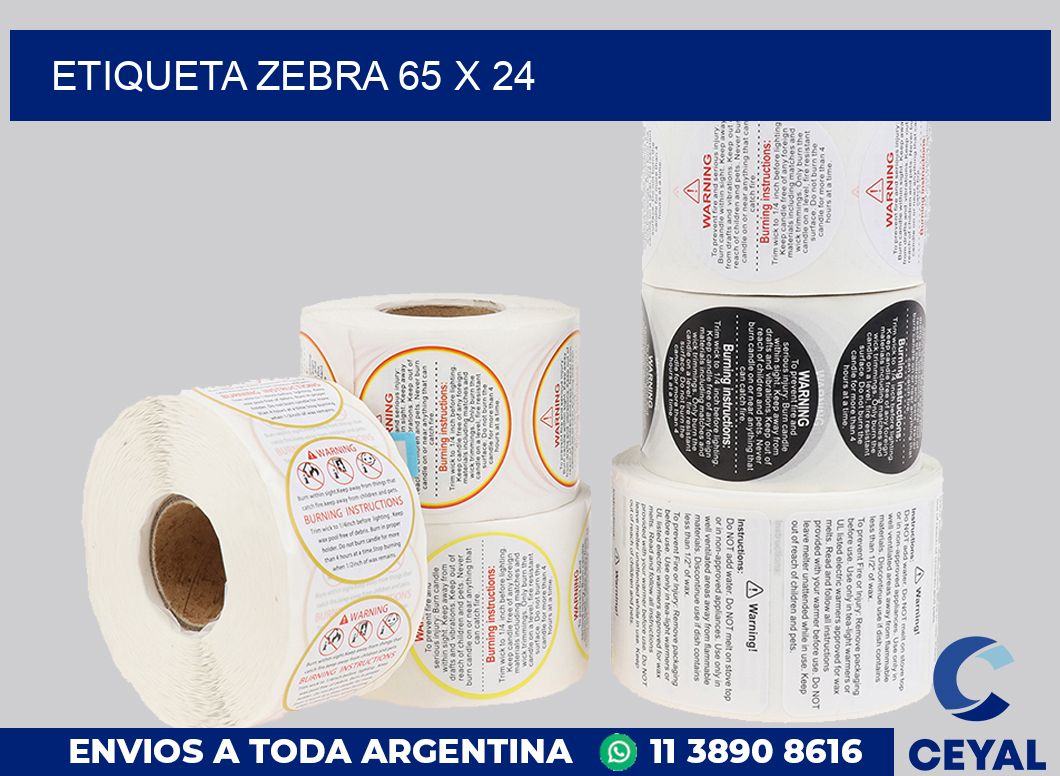 etiqueta zebra 65 x 24