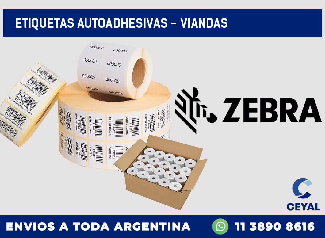 etiquetas autoadhesivas – Viandas