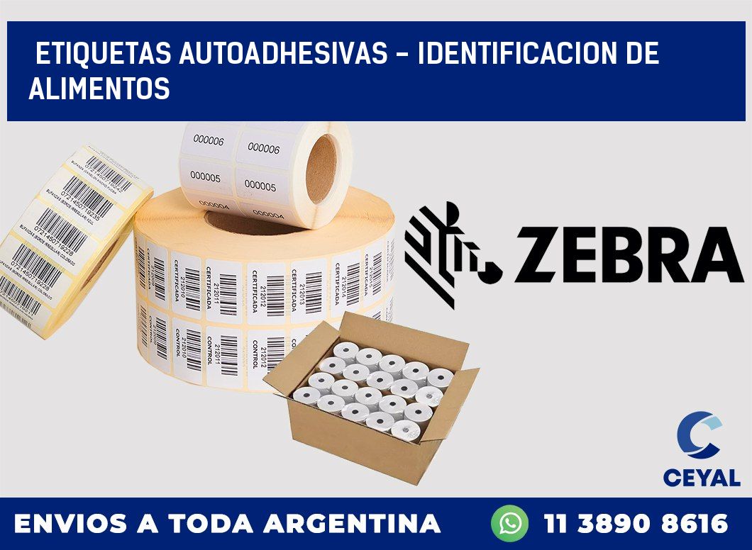 etiquetas autoadhesivas – identificacion de alimentos