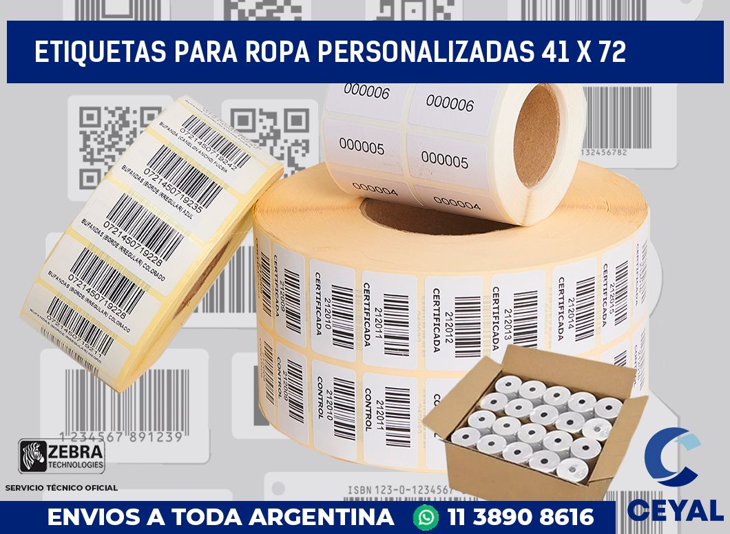 etiquetas para ropa personalizadas 41 x 72