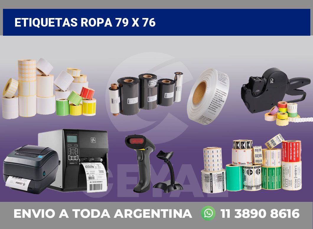 etiquetas ropa 79 x 76