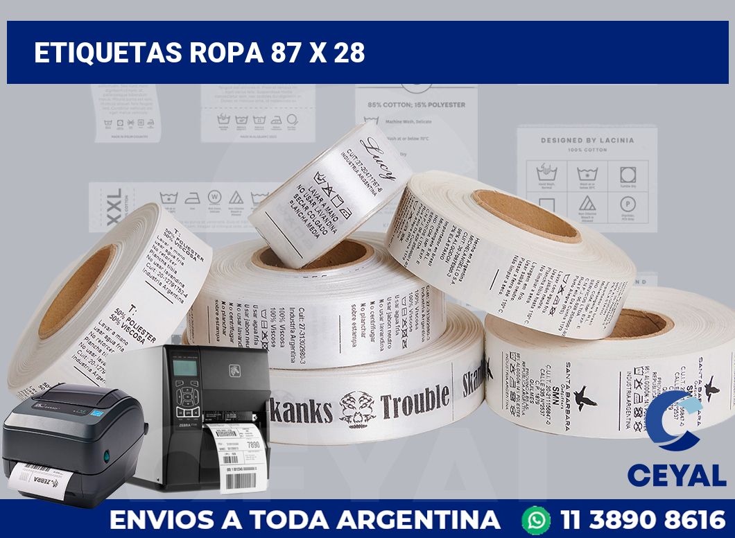 etiquetas ropa 87 x 28