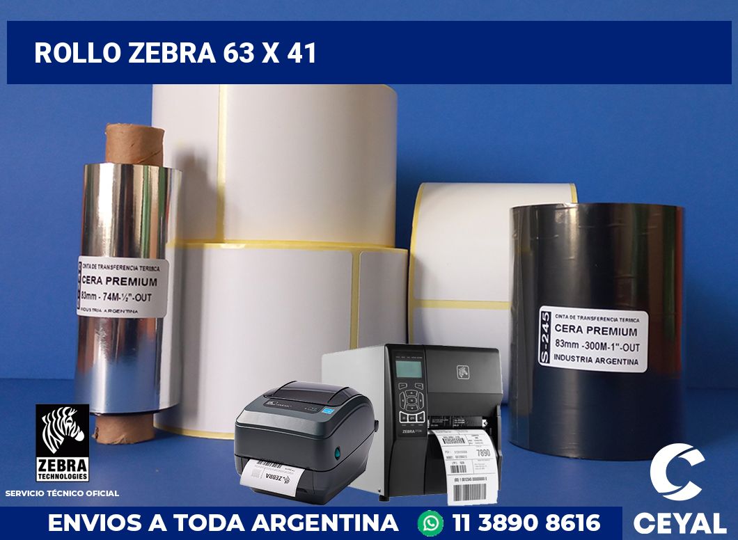 rollo zebra 63 x 41