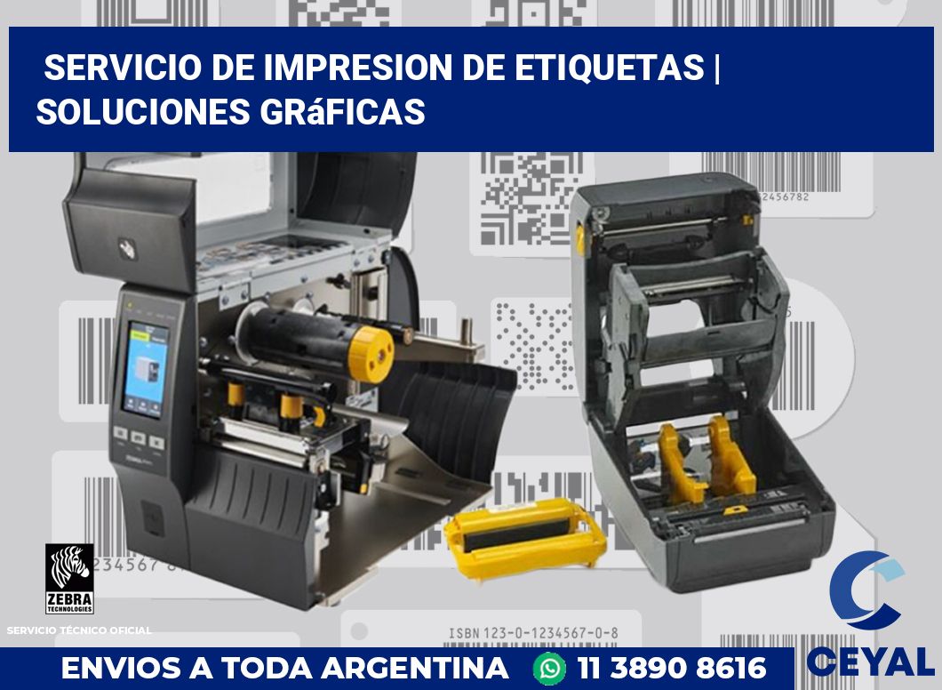 servicio de impresion de etiquetas | Soluciones gráficas
