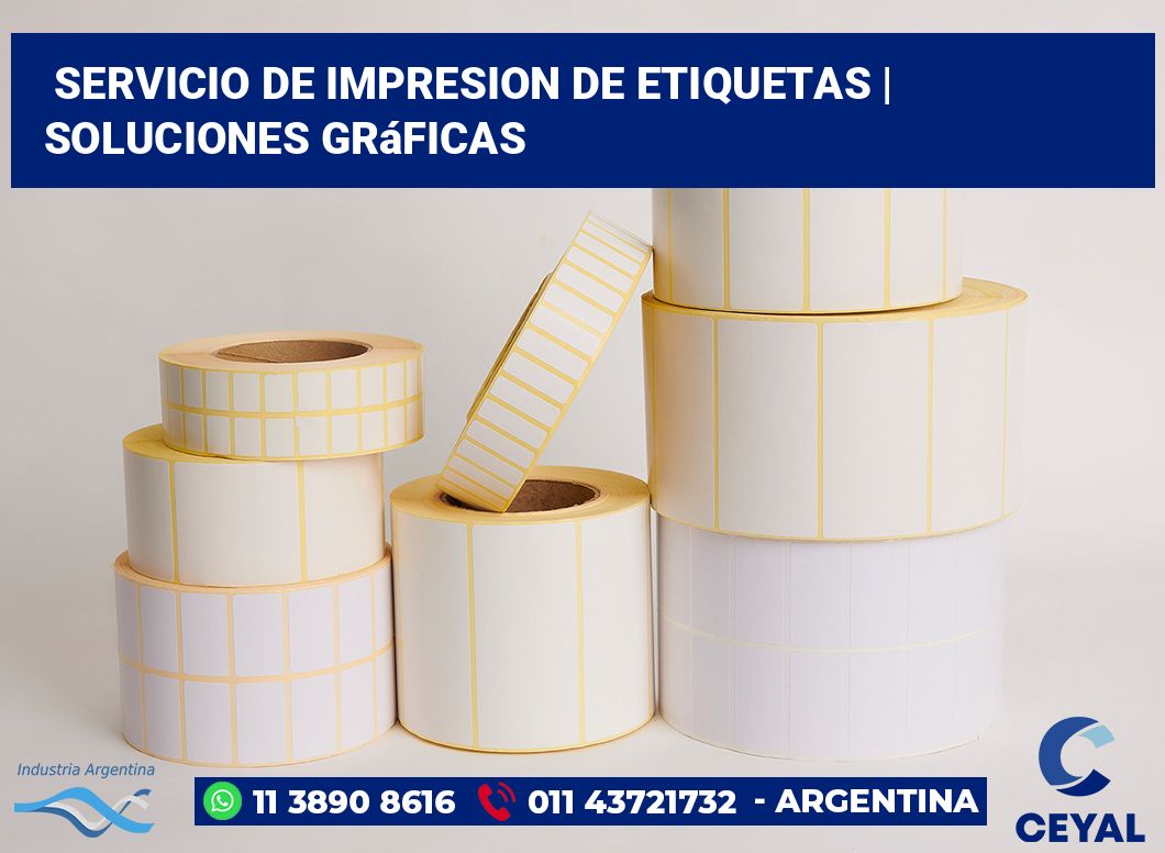 servicio de impresion de etiquetas | Soluciones gráficas