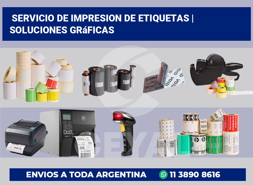 servicio de impresion de etiquetas | Soluciones gráficas