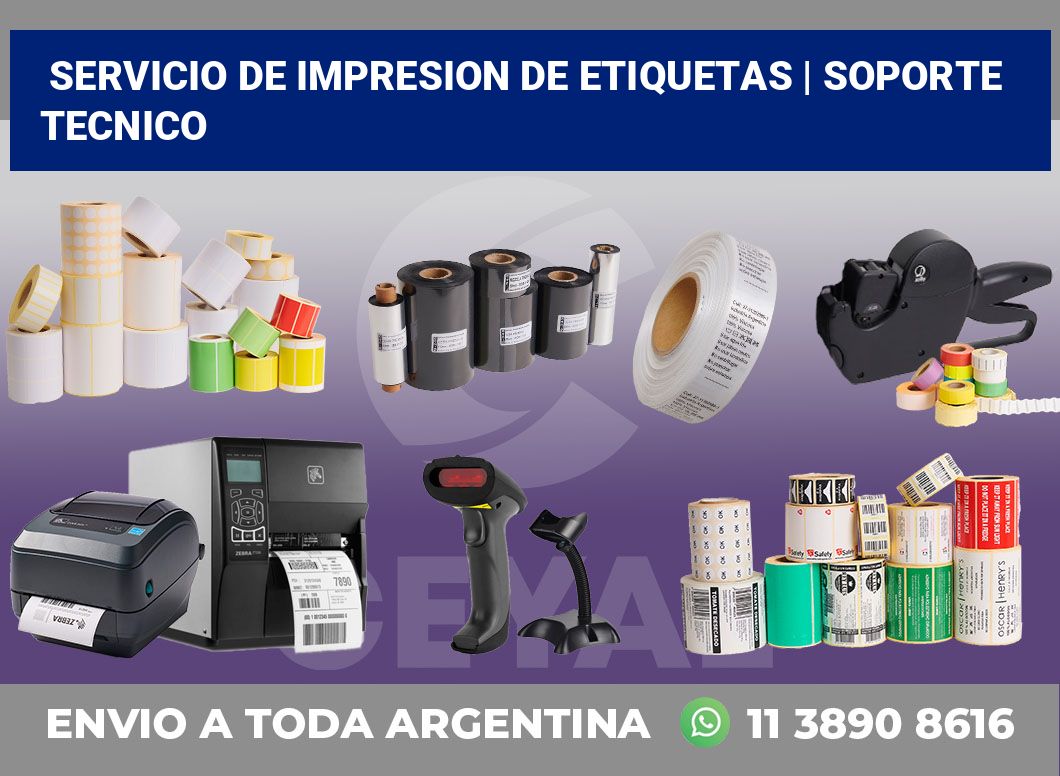 servicio de impresion de etiquetas | soporte tecnico