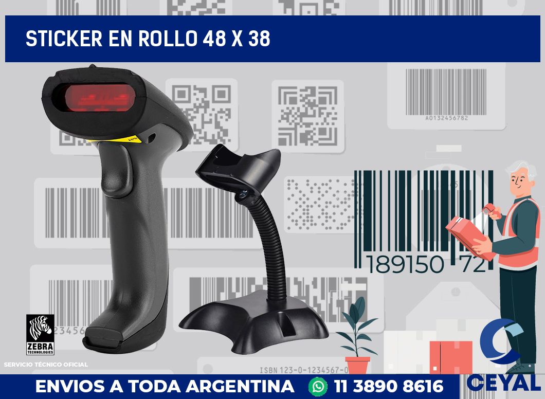 sticker en rollo 48 x 38