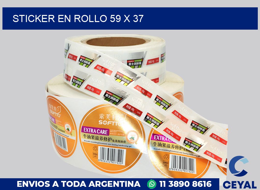 sticker en rollo 59 x 37