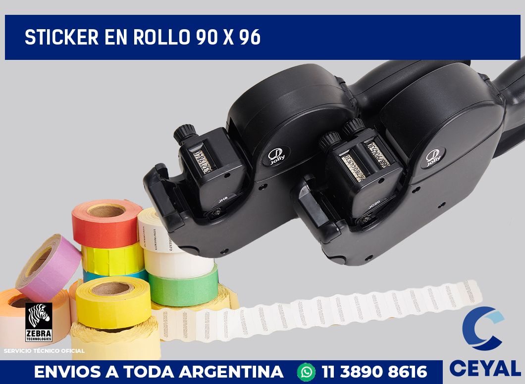 sticker en rollo 90 x 96