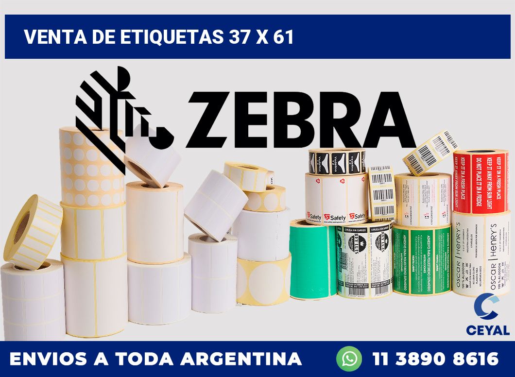 venta de etiquetas 37 x 61