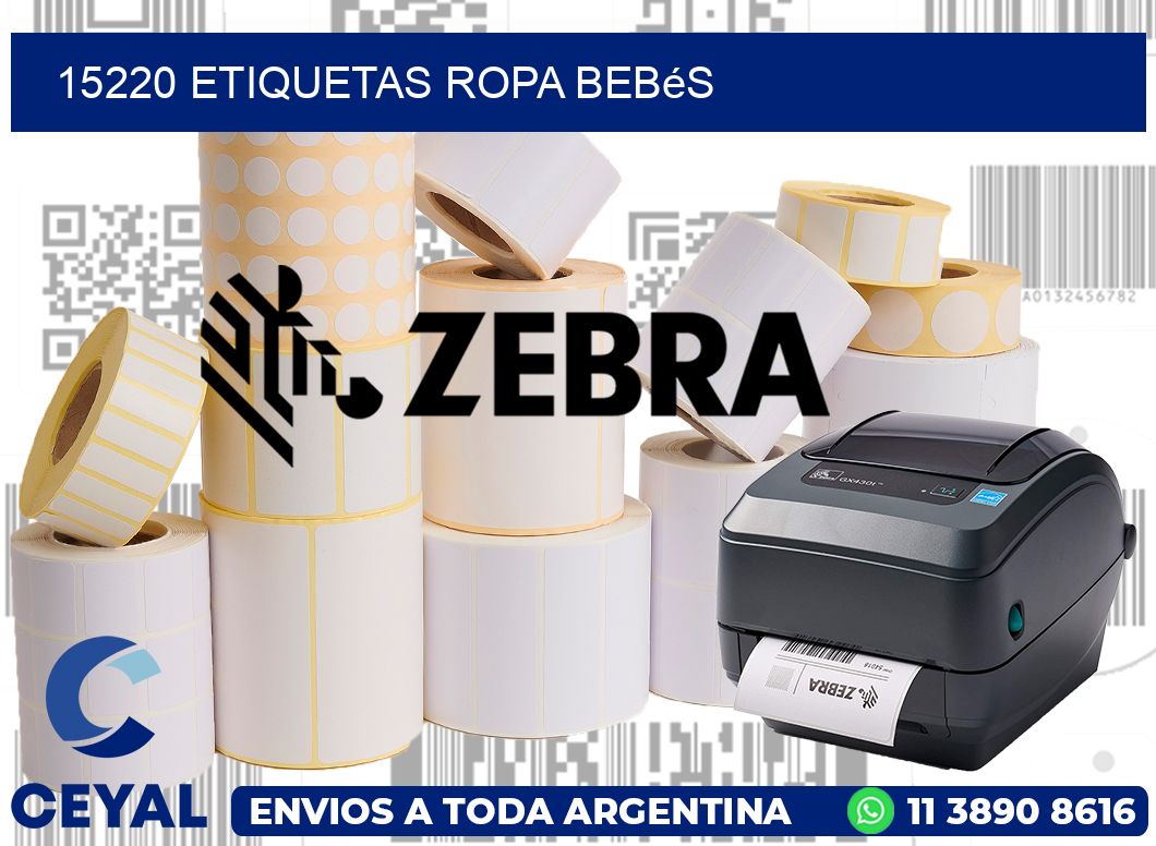 15220 Etiquetas ropa bebés