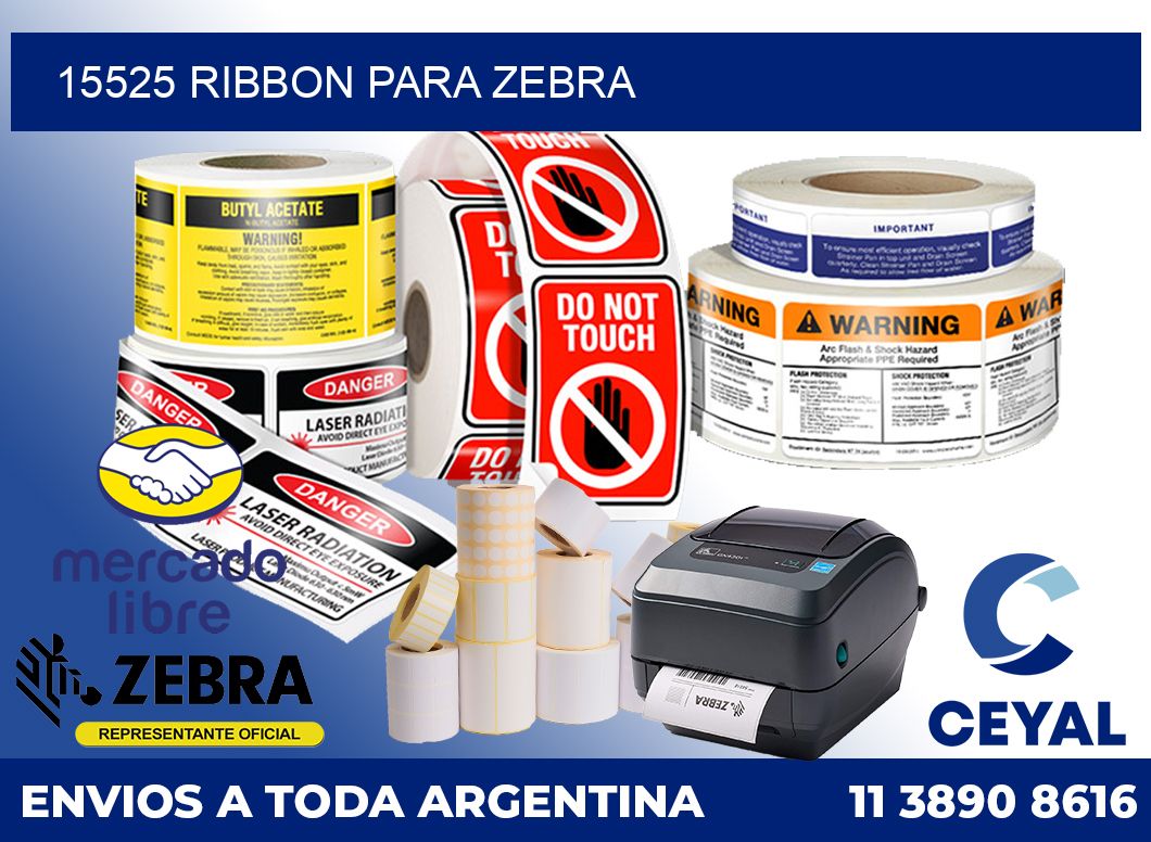 15525 ribbon para zebra