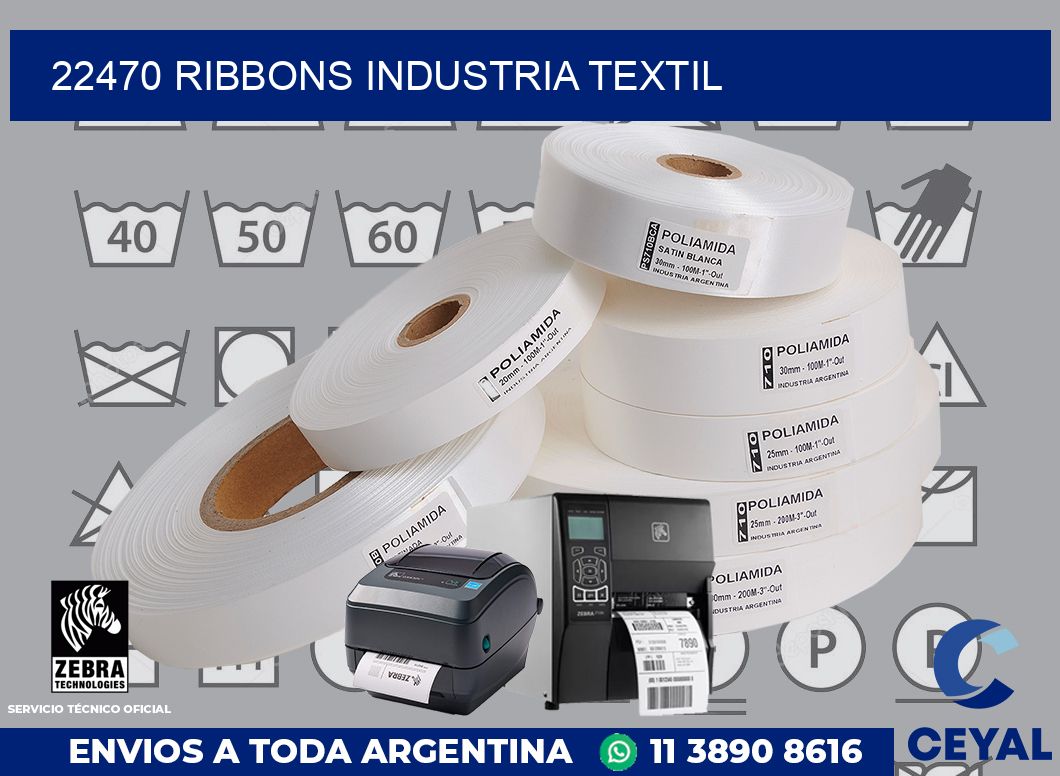 22470 ribbons industria textil