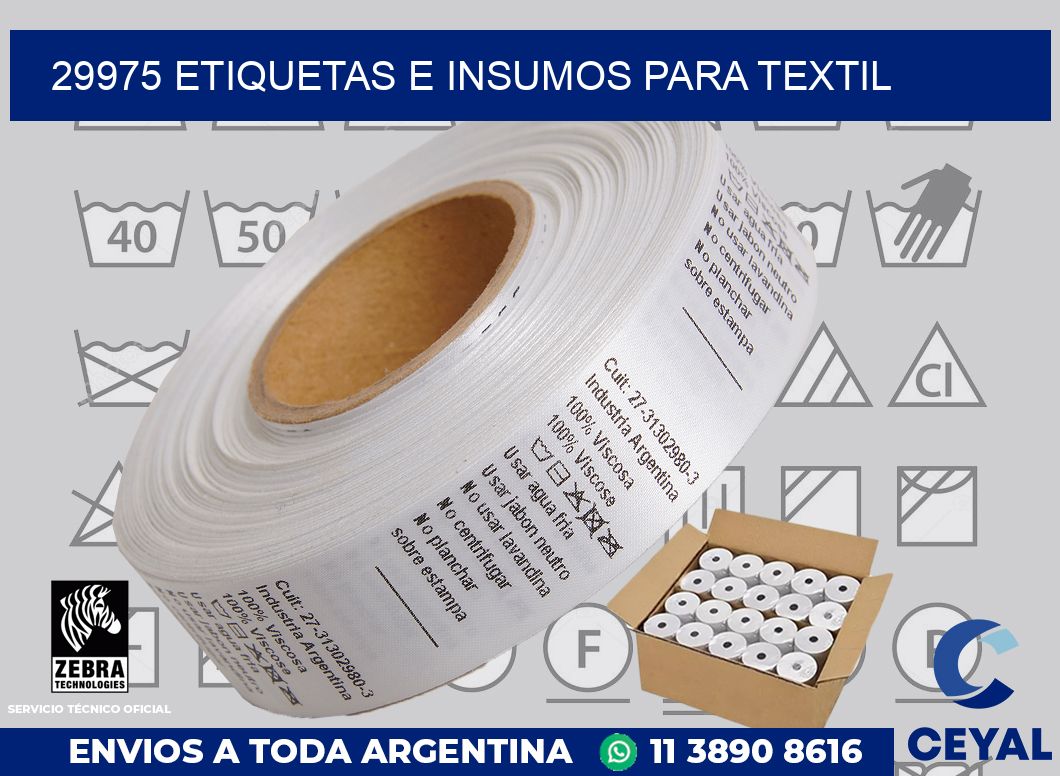 29975 etiquetas e insumos para textil