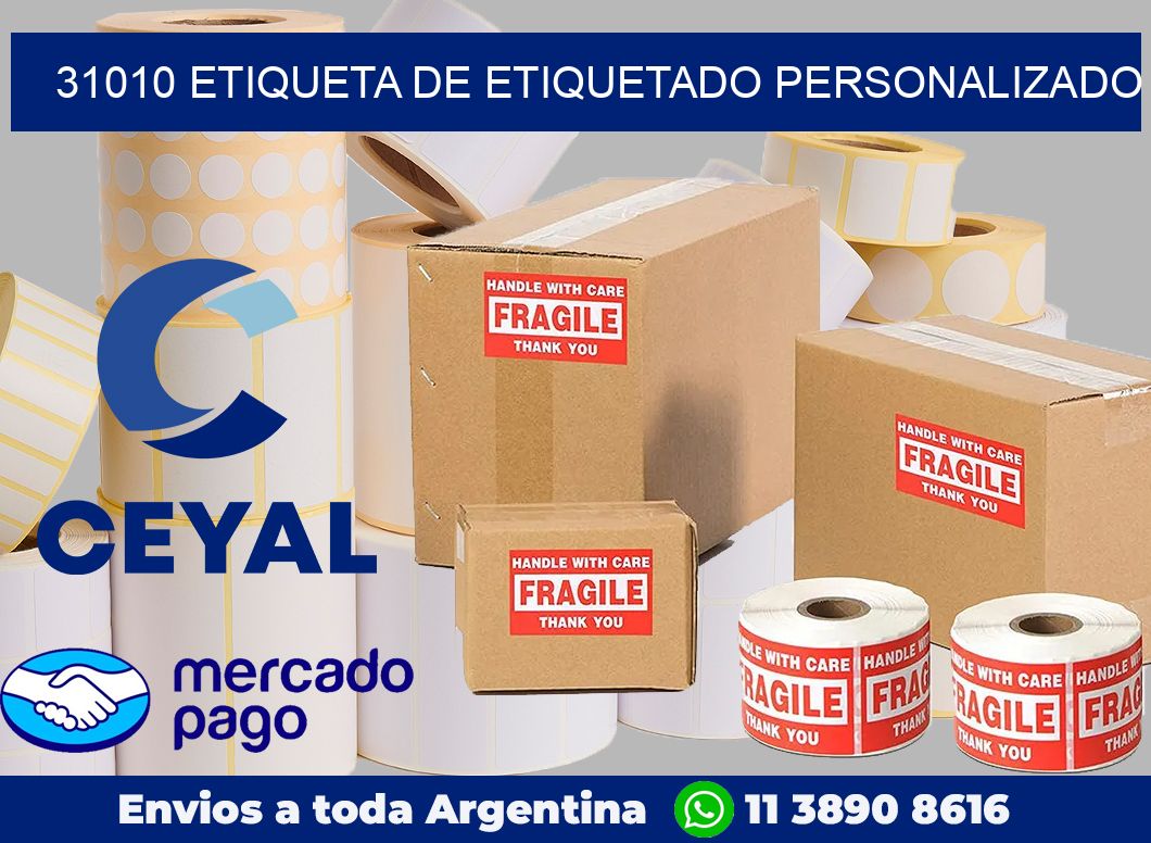 31010 Etiqueta de etiquetado personalizado