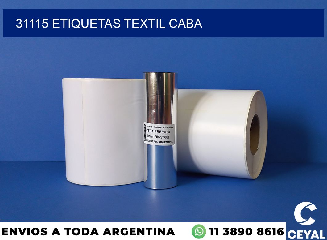 31115 etiquetas textil caba