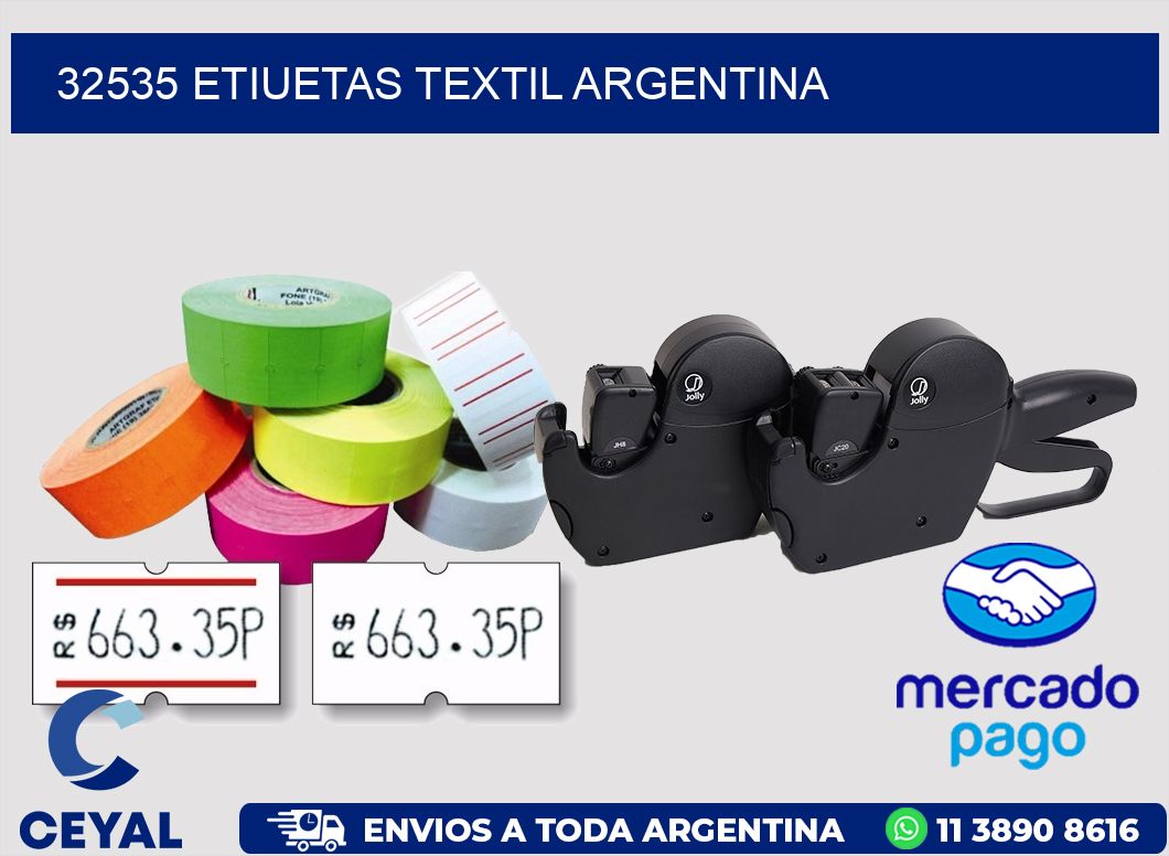 32535 etiuetas textil argentina