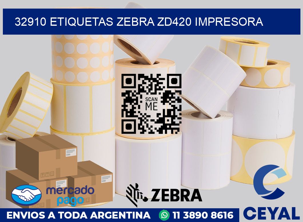 32910 etiquetas Zebra zd420 impresora