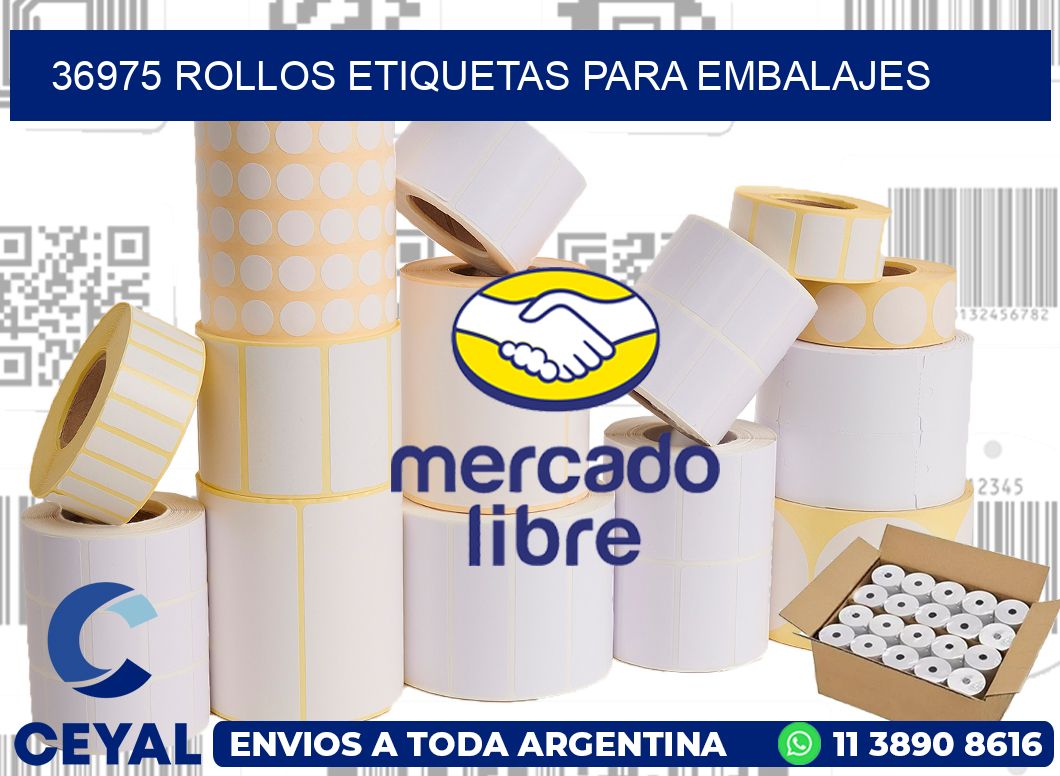 36975 rollos etiquetas para embalajes