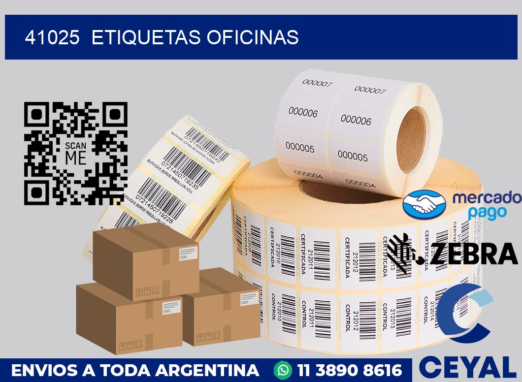 41025 Etiquetas oficinas