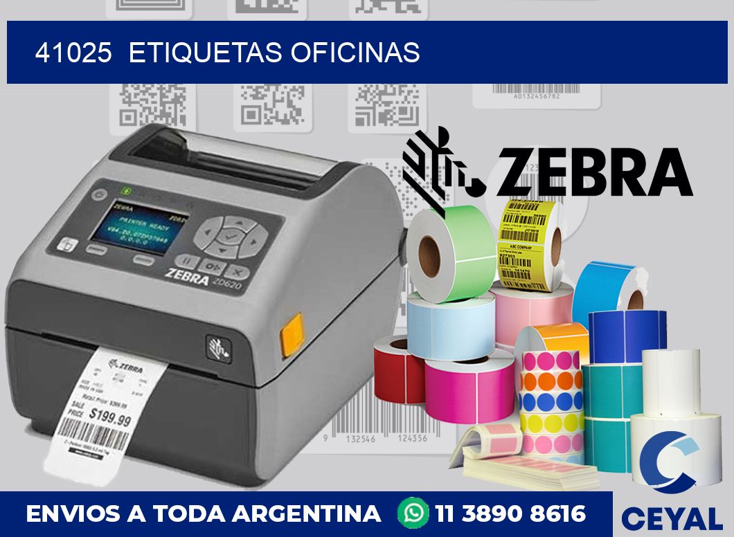 41025 Etiquetas oficinas