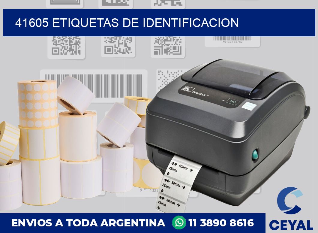 41605 Etiquetas de identificacion