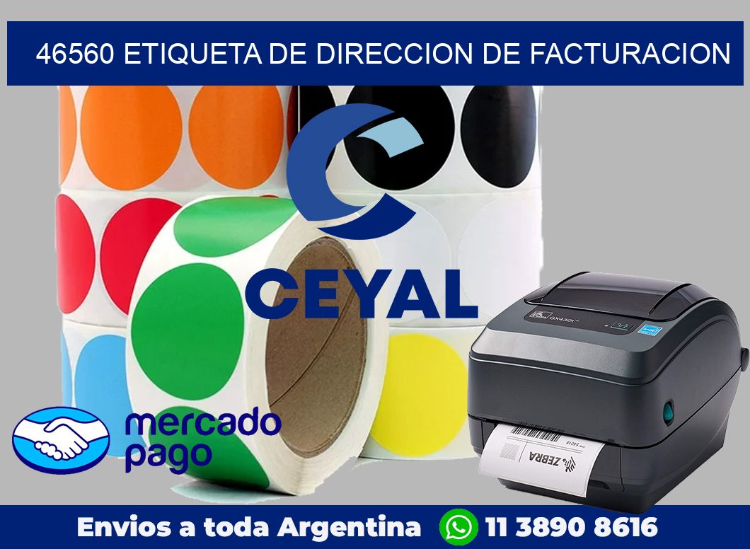 46560 Etiqueta de direccion de facturacion