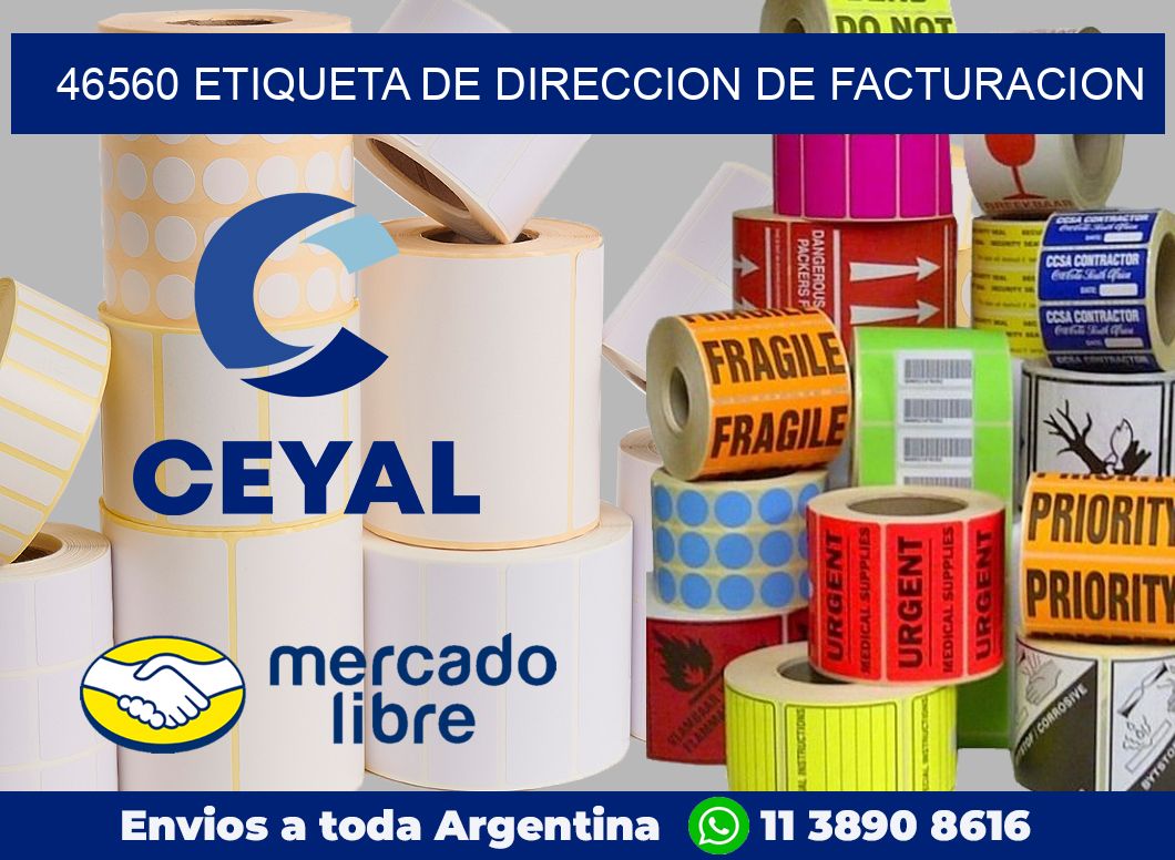 46560 Etiqueta de direccion de facturacion