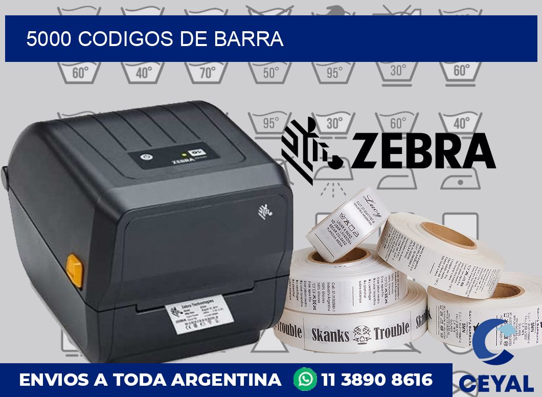 5000 Codigos de barra