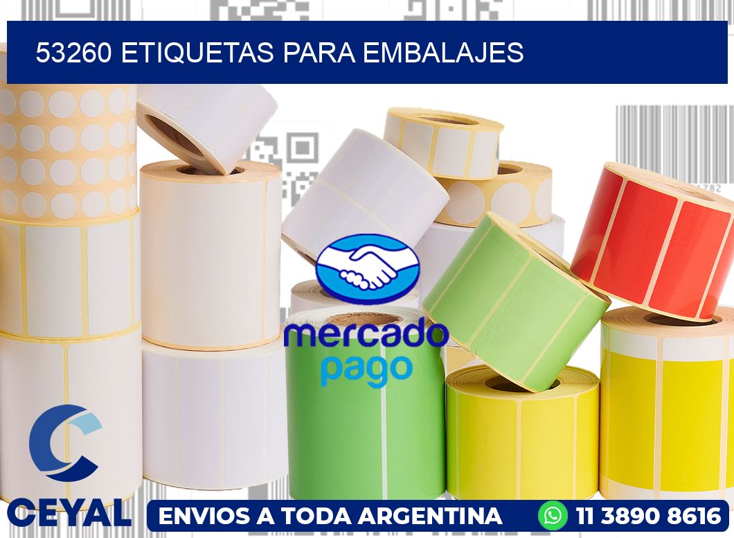 53260 etiquetas para embalajes