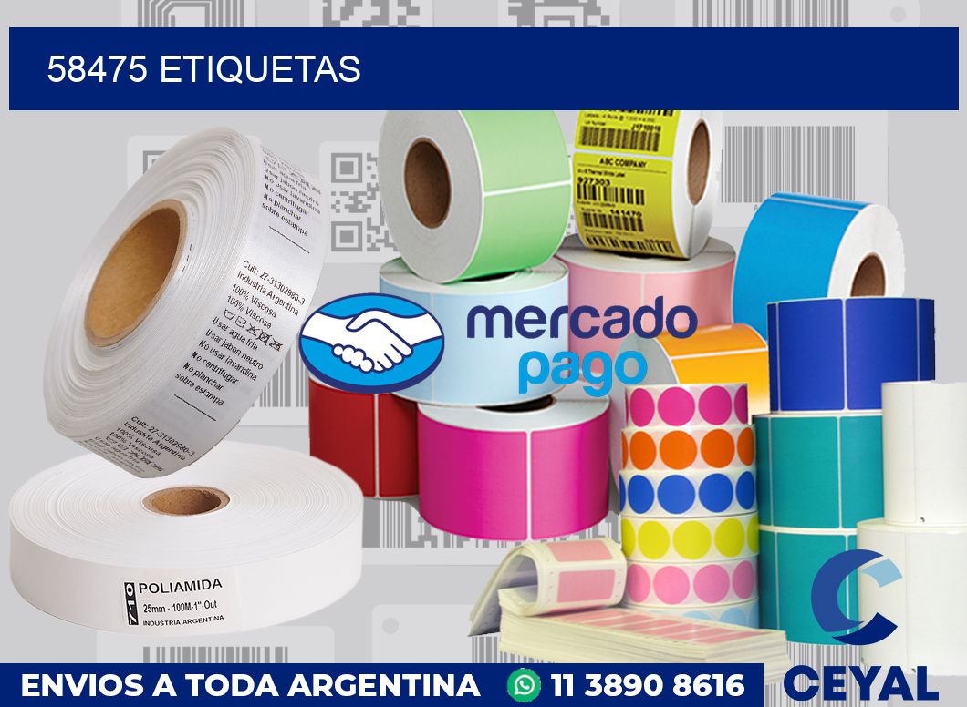 58475 etiquetas