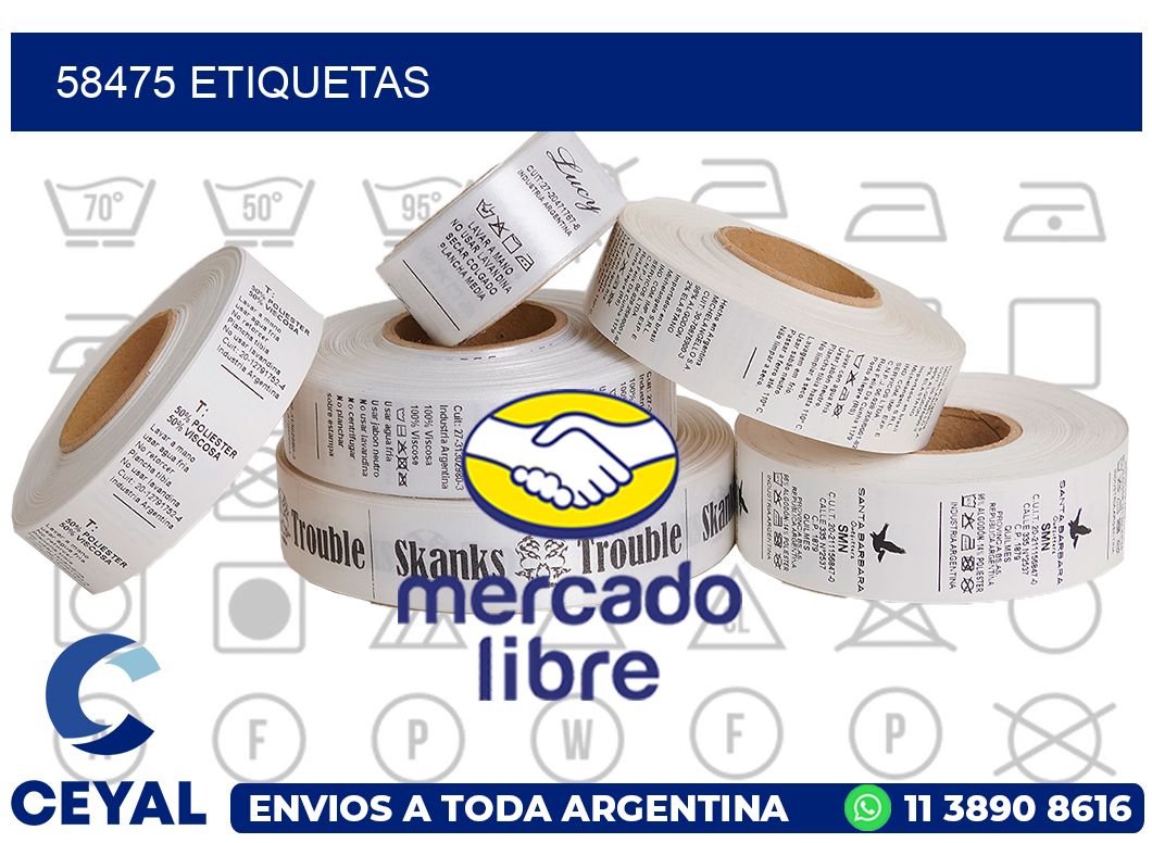58475 etiquetas