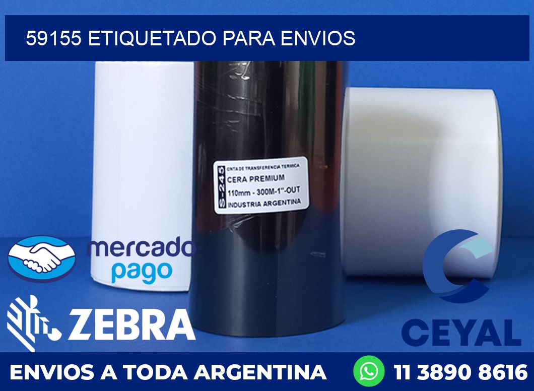 59155 etiquetado para envios