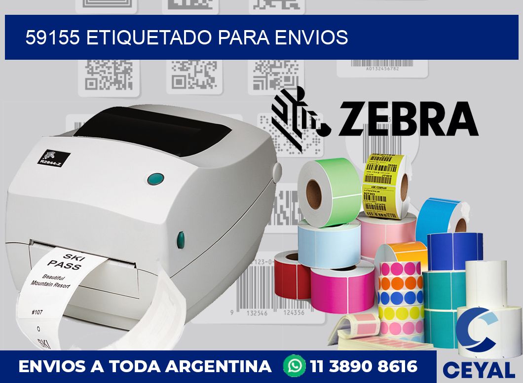 59155 etiquetado para envios